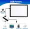 A4 Light Pad for Tracing & Weeding Vinyl, LED Copy Board Light Tracing Box Ultra-Thin Adjustable USB Power for Vinyl Weeding Tools